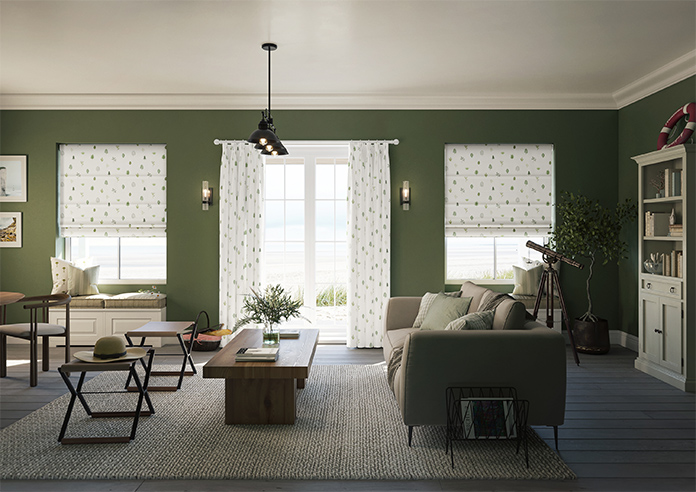 Spruced Up, Grassland - Motorised Roman Blind - Image 8